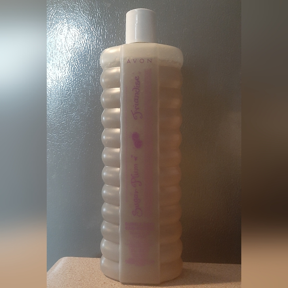 Avon Sugar Plum Bubble Bath 24oz New/Sealed Retired Scent